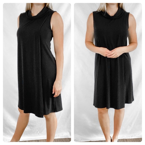 Banana Republic black sleeveless dress, size small - Picture 2 of 15
